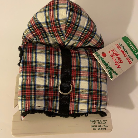 Other - Green red and black plaid dog vest harness. Size extra small new with ta…